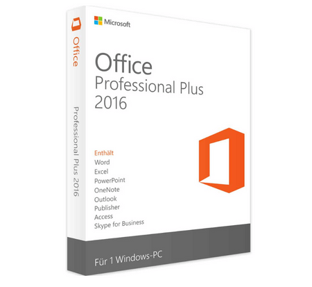 MS OFFICE 2016 PROFESSIONAL PLUS Bind key